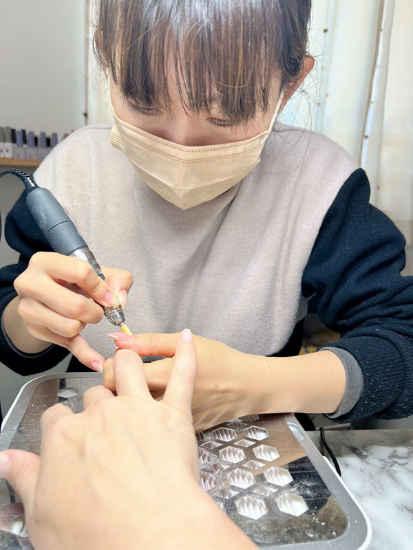 フィルインオフの様子